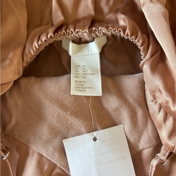 HM Satin Ruffle Midi Slip Dress - Picture 9 of 9